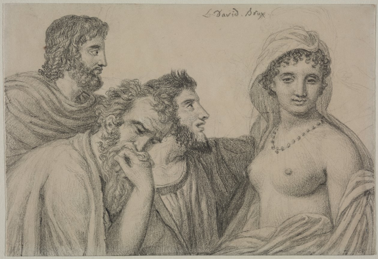 Phryné before Her Judges by Jacques Louis David