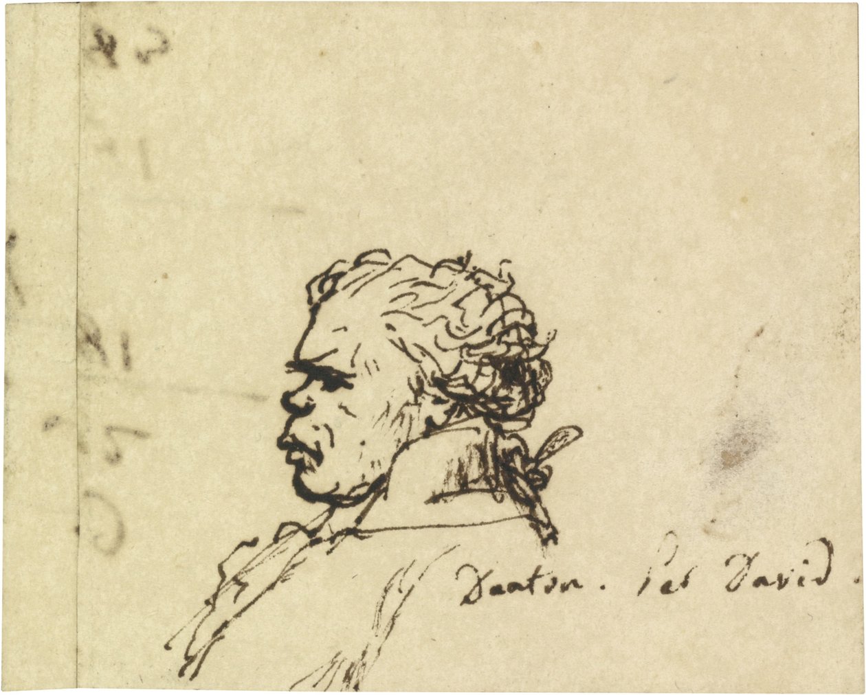 Portrait of Georges Jacques Danton, 1759-1794 by Jacques Louis David