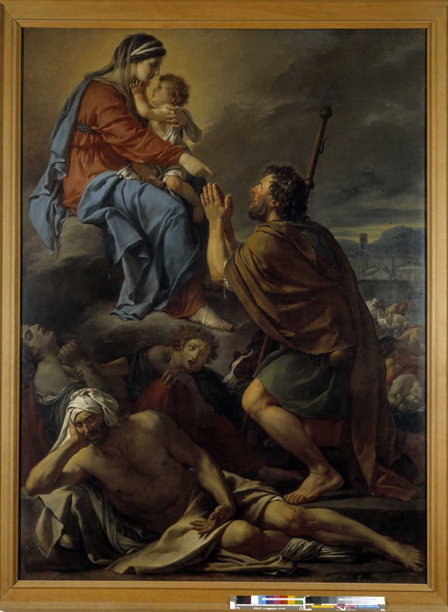 Saint Roch Praying to the Virgin for the Cessation of the Plague by Jacques Louis David