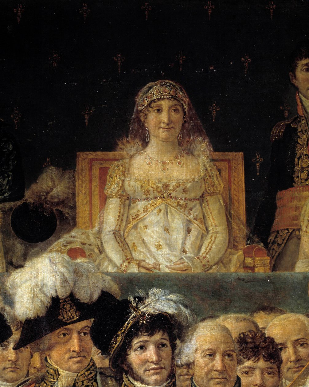 The Rite of Napoleon (detail) by Jacques Louis David