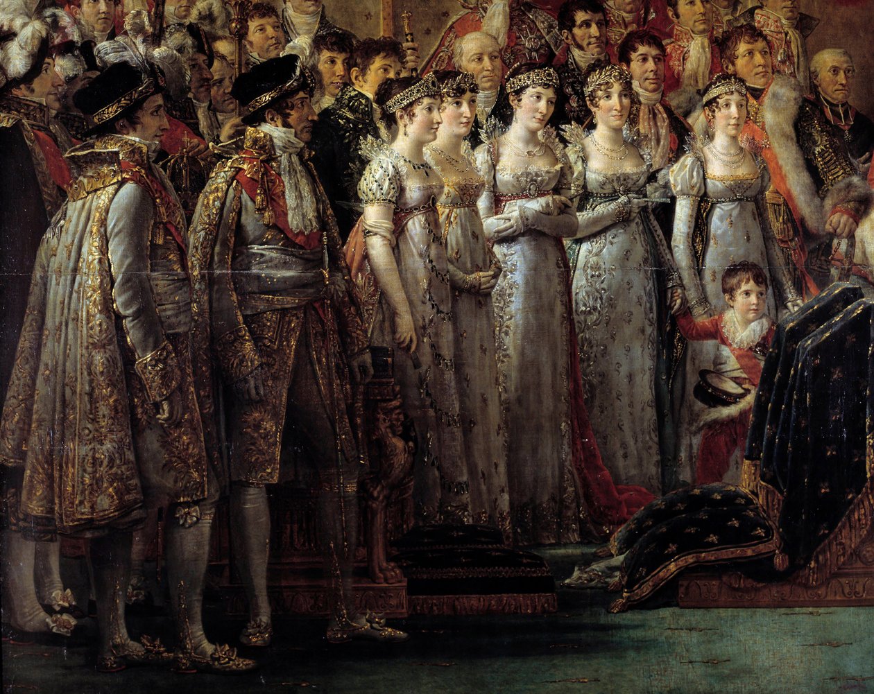 The Rite of Napoleon (detail) by Jacques Louis David