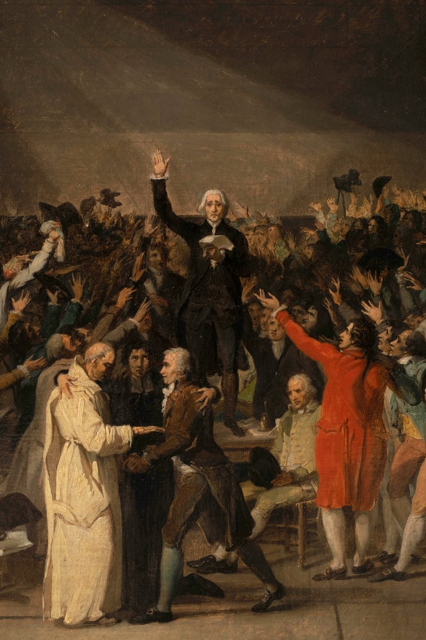 The Tennis Court Oath 20th June 1789 (Detail)