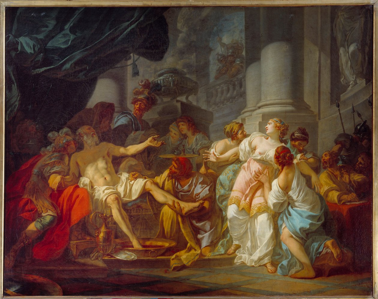 The Death of Seneca by Jacques Louis David