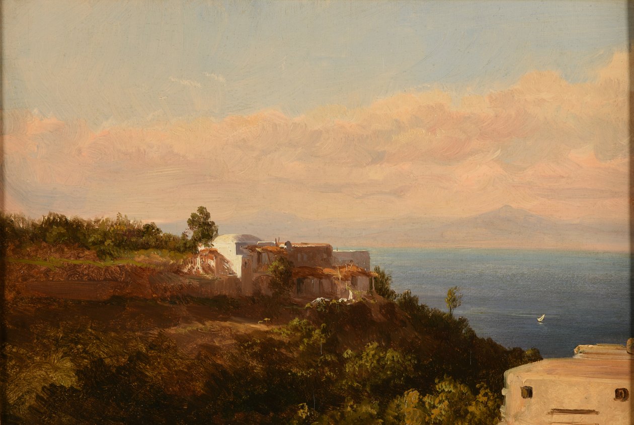 Italian Landscape by Jacques Raymond Brascassat