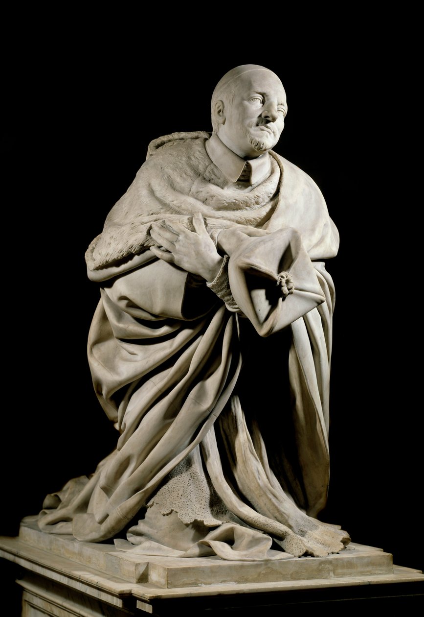 Monument in tribute to Cardinal Pierre de Berulle (1575-1629) founder of the Seculiere Congregation of the Oratory by Jacques Sarazin