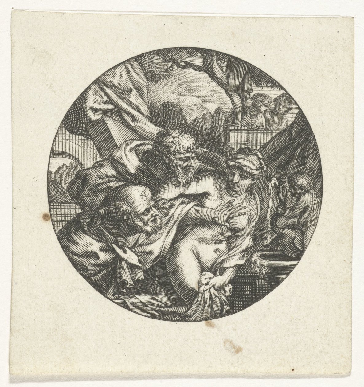Watch Case with Susanna and the Elders by Jacques Vauquer