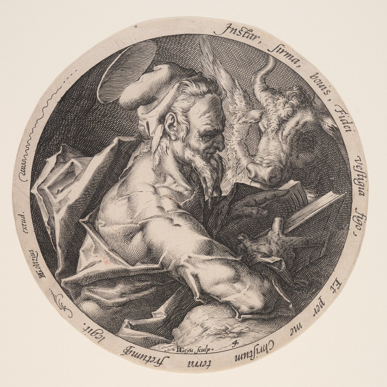 Luke, from The Evangelists by Jacques de Gheyn II