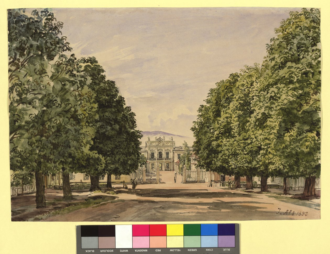 Hetzendorf Castle by Jakob Alt