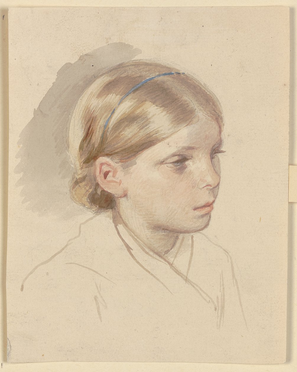 Peasant Girl Sitting on the Ground by Jakob Becker