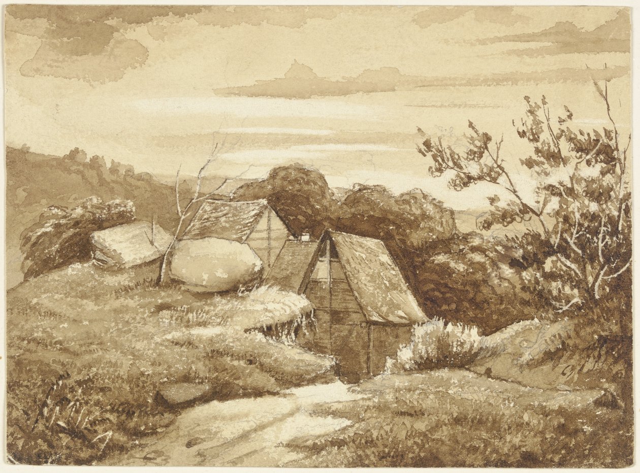 Farmstead in a Landscape by Jakob Becker