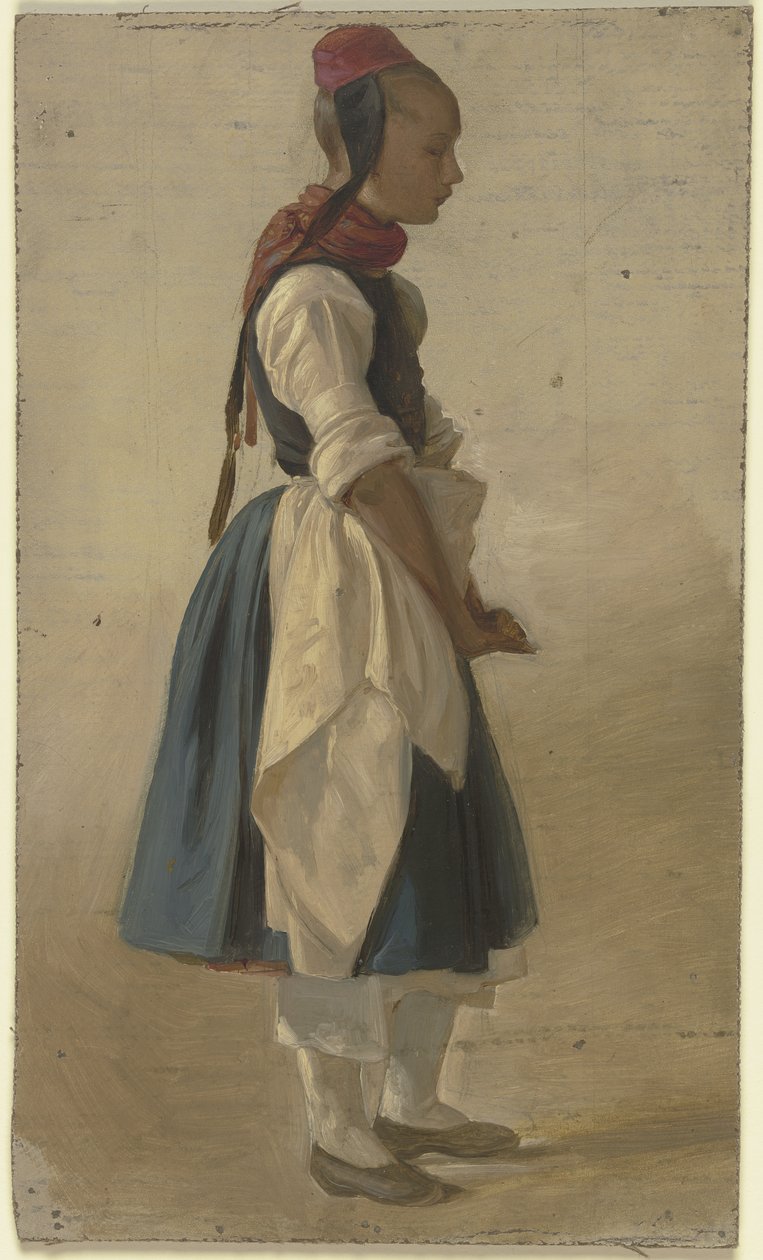 Hessian peasant girl by Jakob Becker