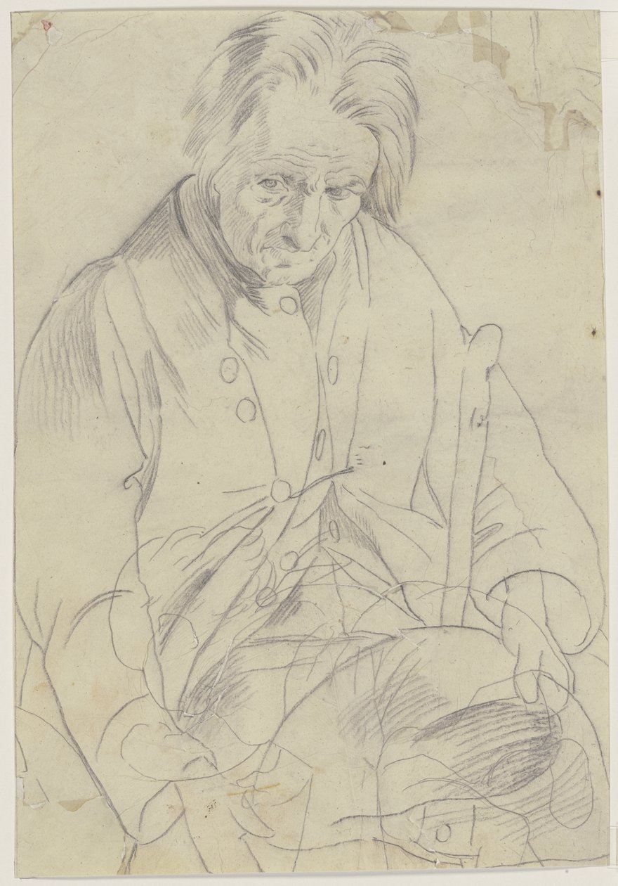 Old farmer by Jakob Becker