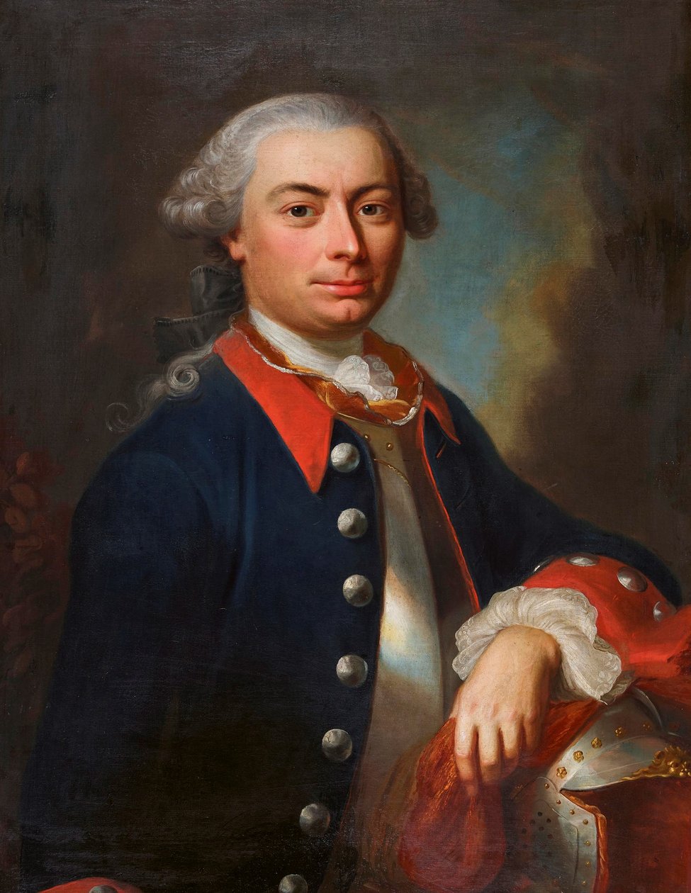 Portrait of Friedrich von Luternau (1727-1797) by Jakob Emanuel Handmann