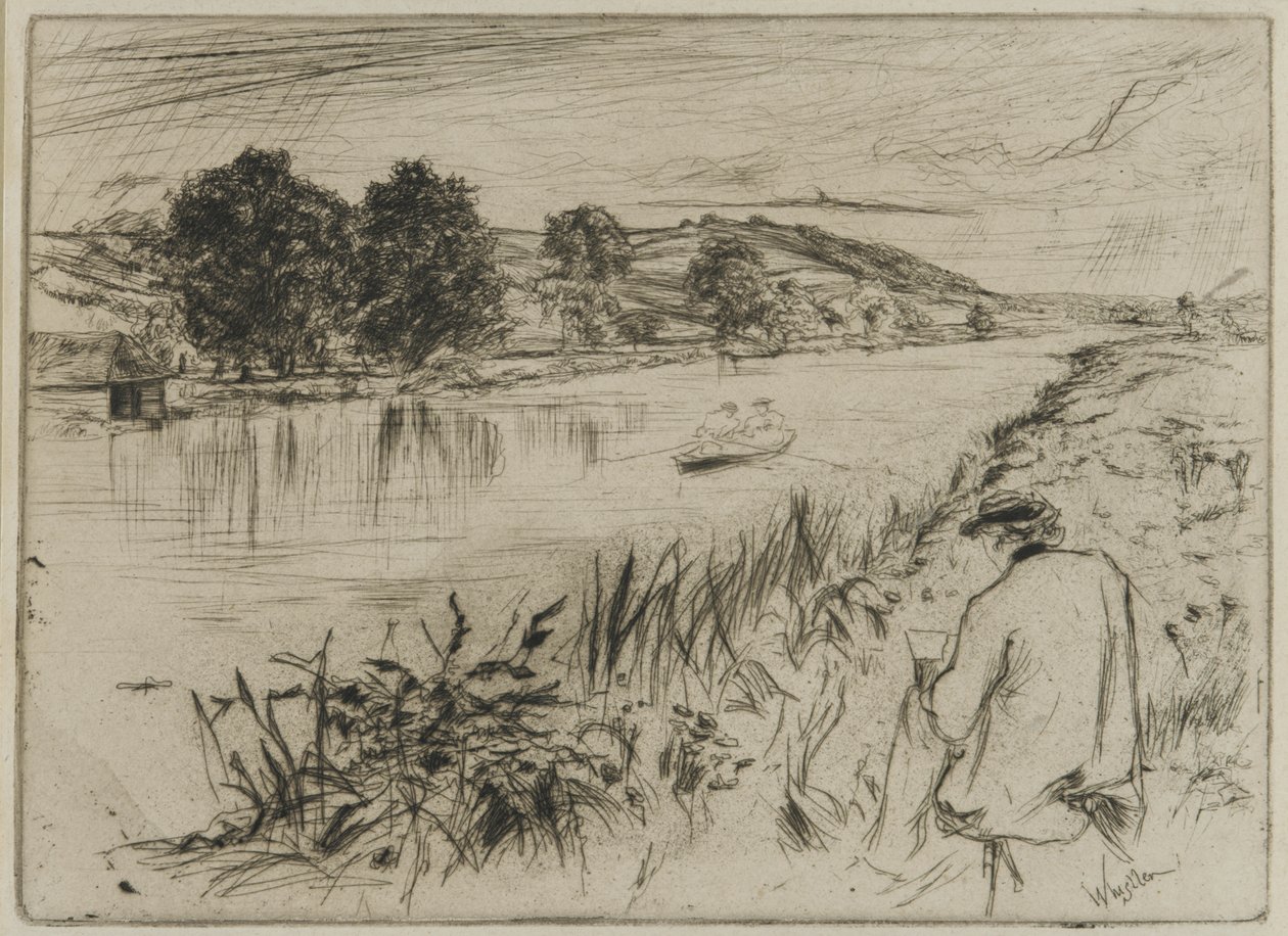 Sketching, No. 1 by James Abbott McNeill Whistler