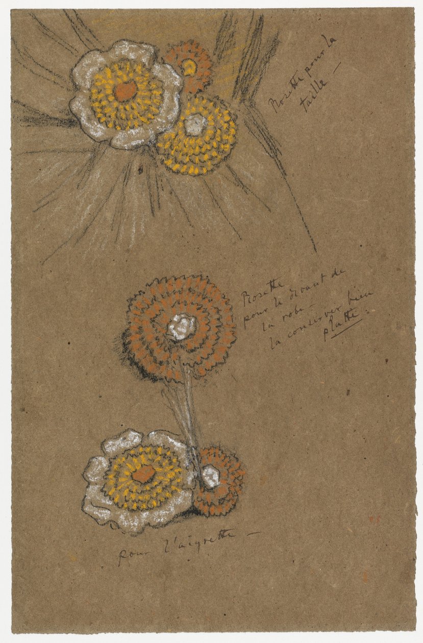 Studies of Rosettes by James Abbott McNeill Whistler