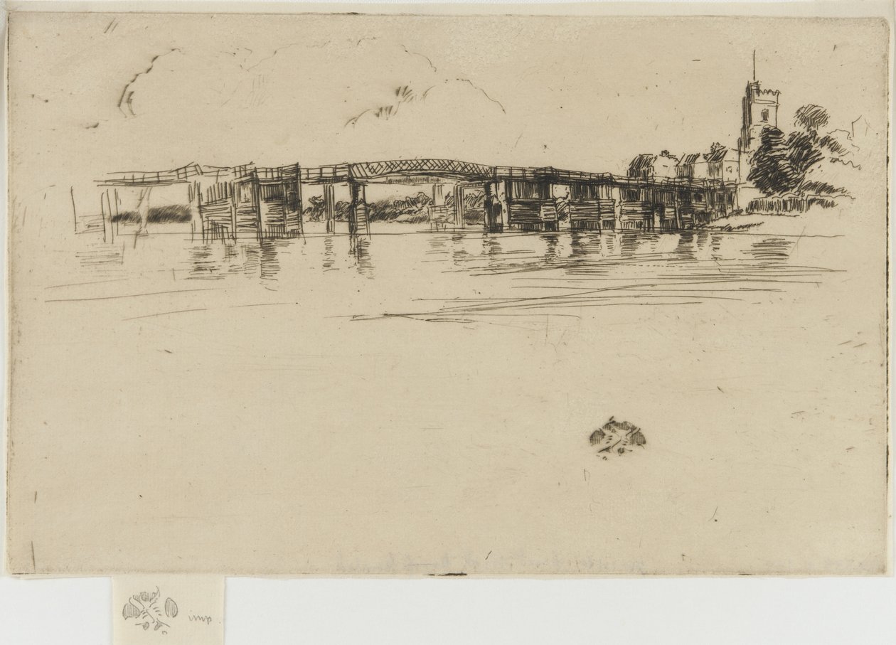 The Little Putney, No. 1, 1879 by James Abbott McNeill Whistler