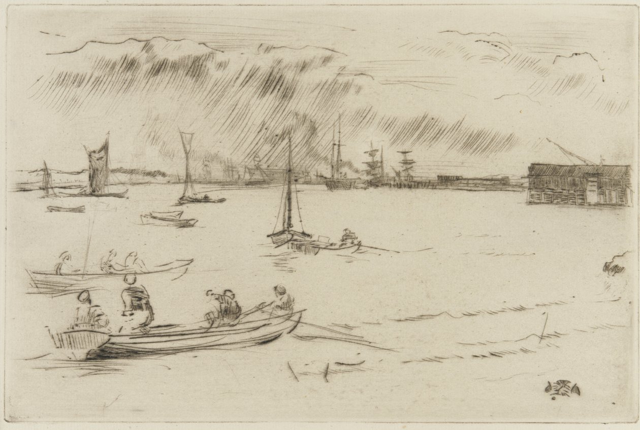 The Thames Towards Erith, c.1877