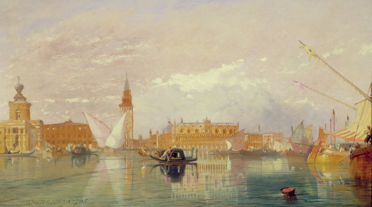 View of Venice, 1867 by James Baker Pyne