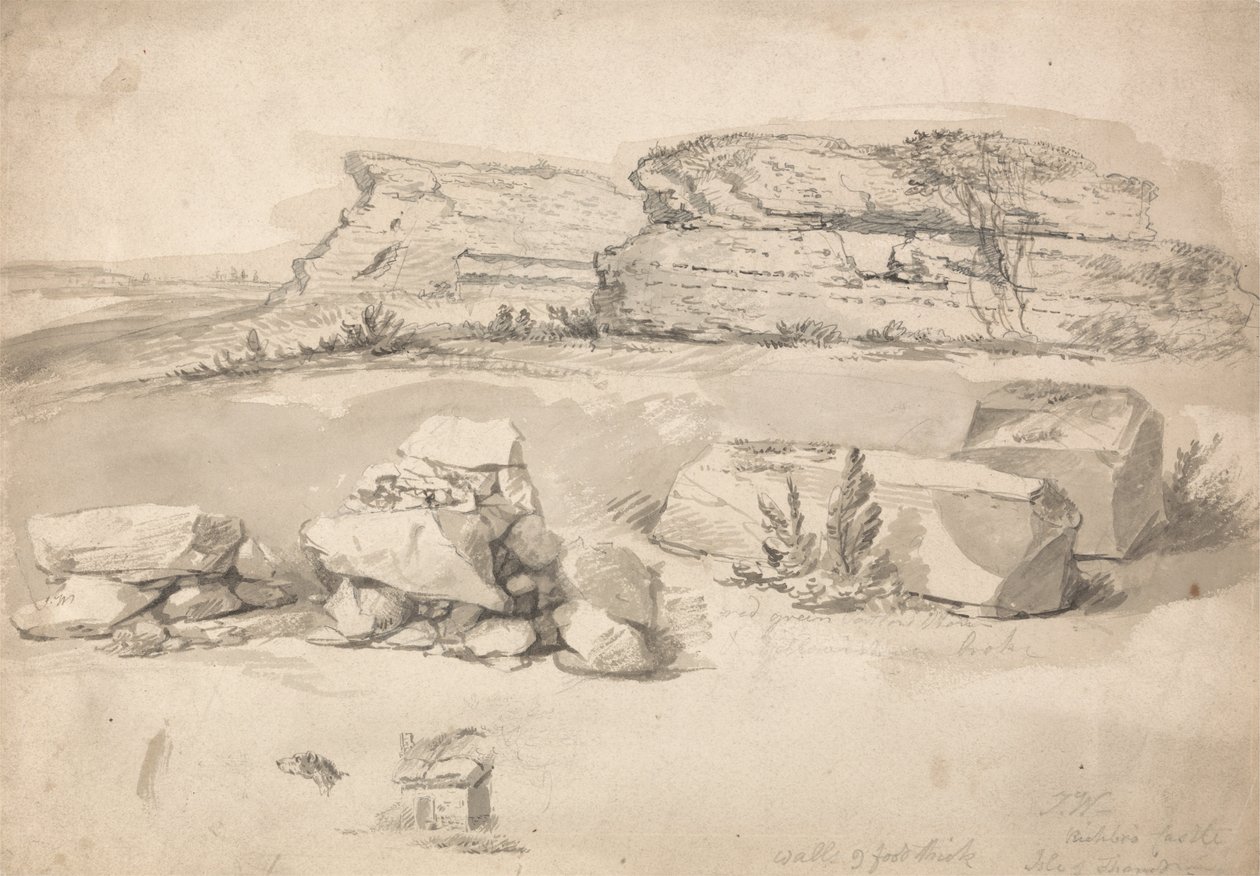 Ruins of Richborough Castle, Isle of Thanet by James Ward