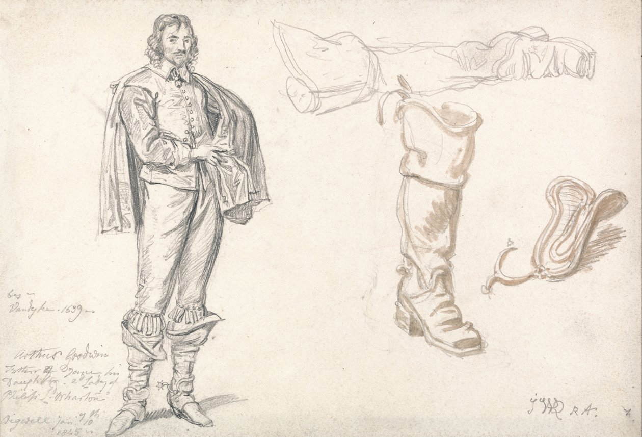 Studies after Anthony van Dyck