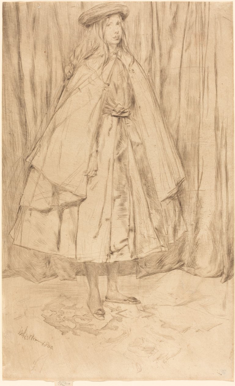Annie Haden, 1860 by James Abbott McNeill Whistler