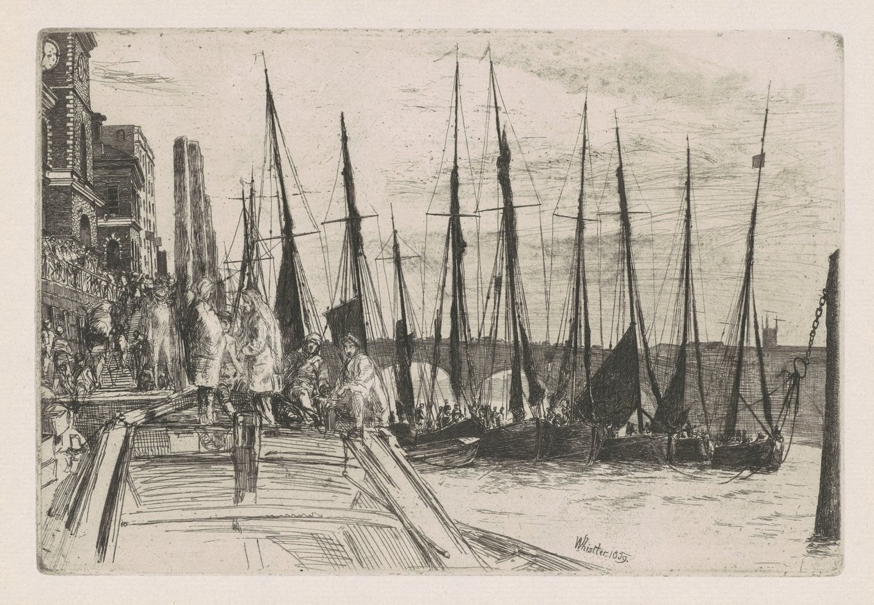 Billingsgate by James Abbott McNeill Whistler