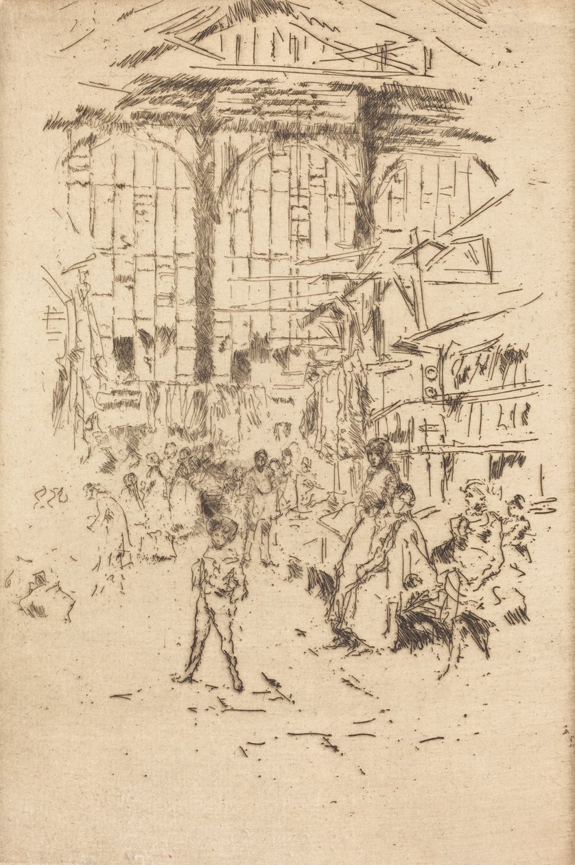 Clothes Exchange, No.II by James Abbott McNeill Whistler