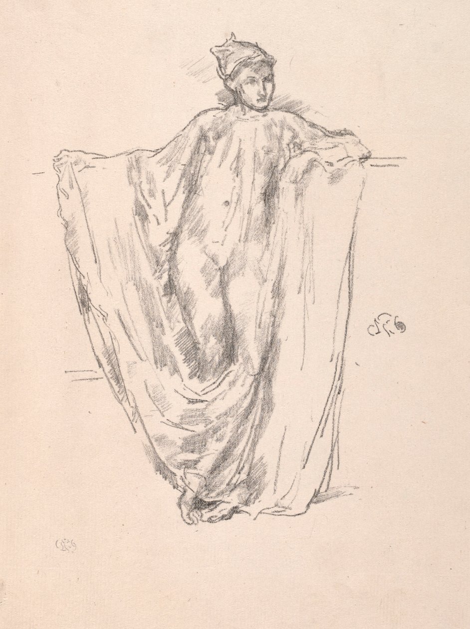 Figure Study by James Abbott McNeill Whistler