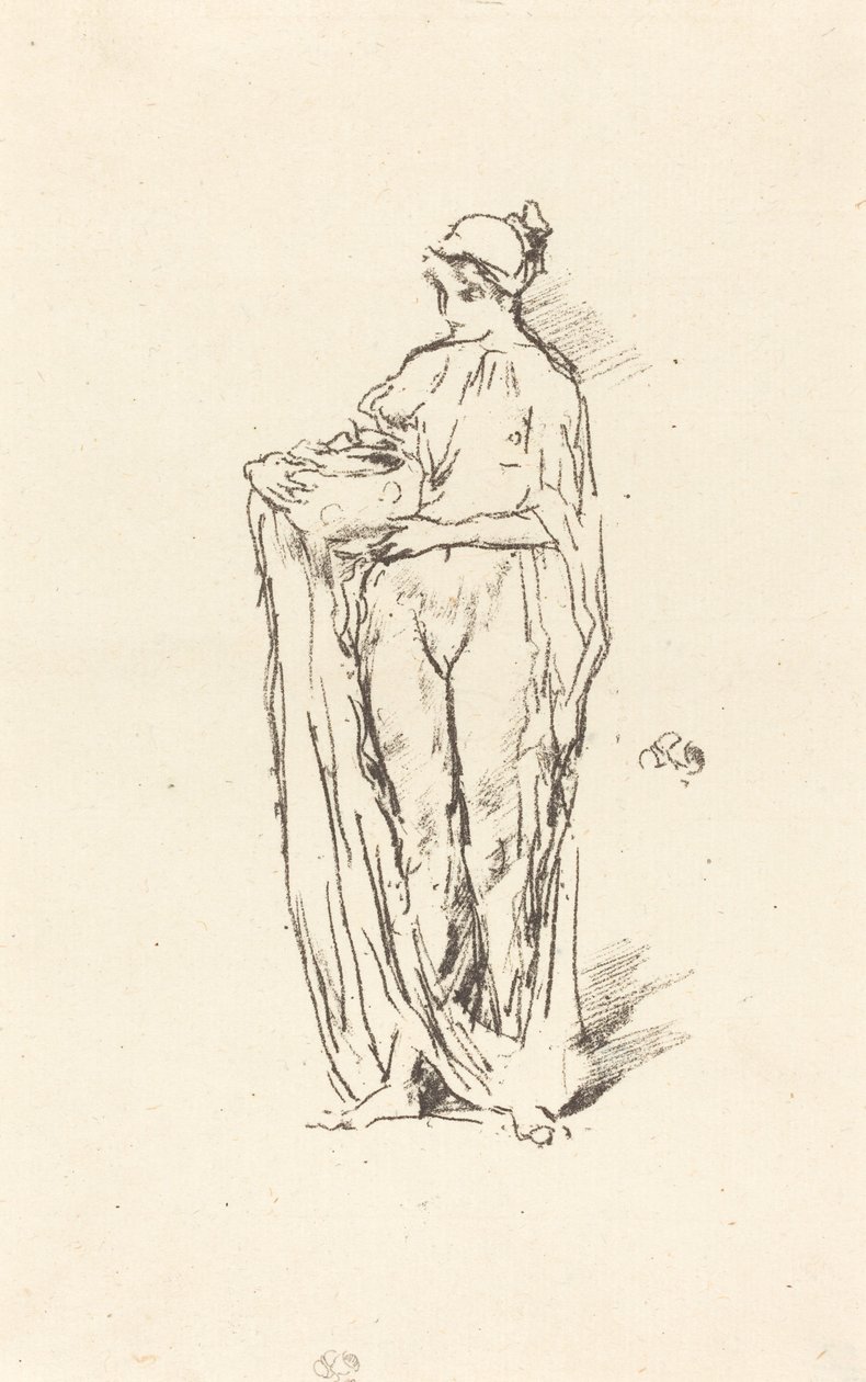 Girl with Bowl, 1895 by James Abbott McNeill Whistler
