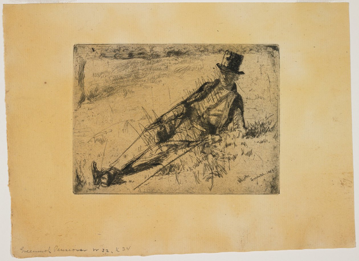 Greenwich Pensioner by James Abbott McNeill Whistler