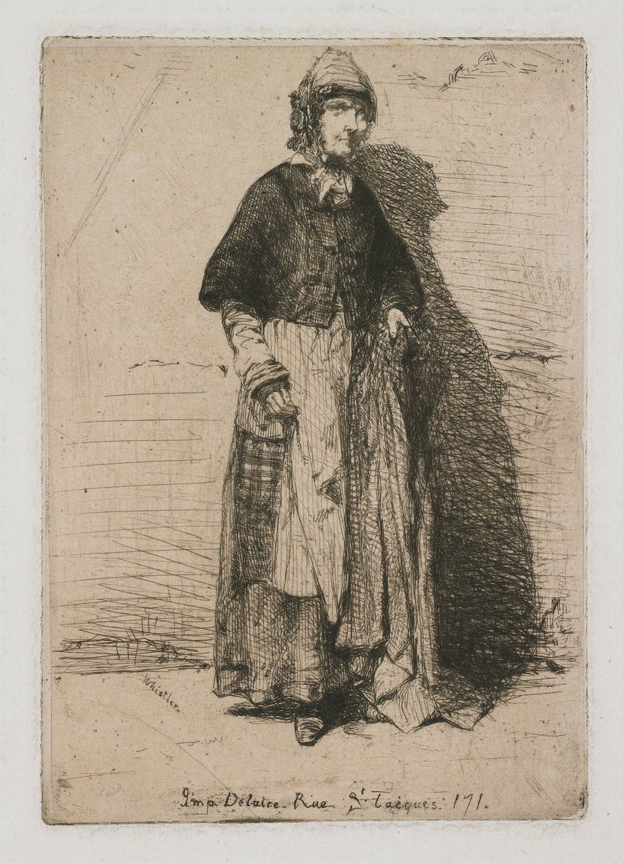La Mère Gérard from Twelve Etchings from Nature by James Abbott McNeill Whistler