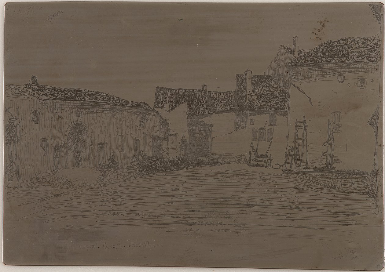 Liverdun. One of the Twelve Etchings from Nature by James Abbott McNeill Whistler