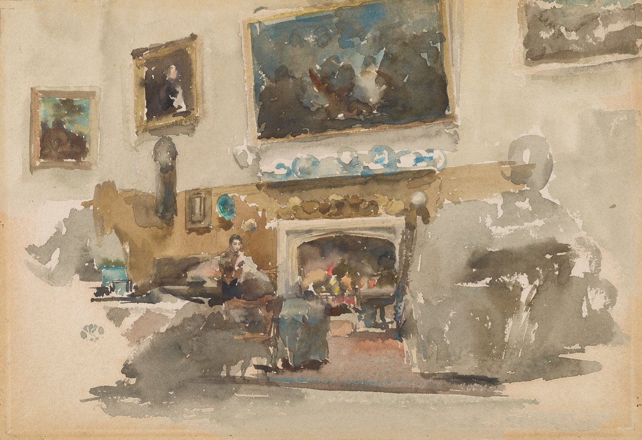 Moreby Hall by James Abbott McNeill Whistler