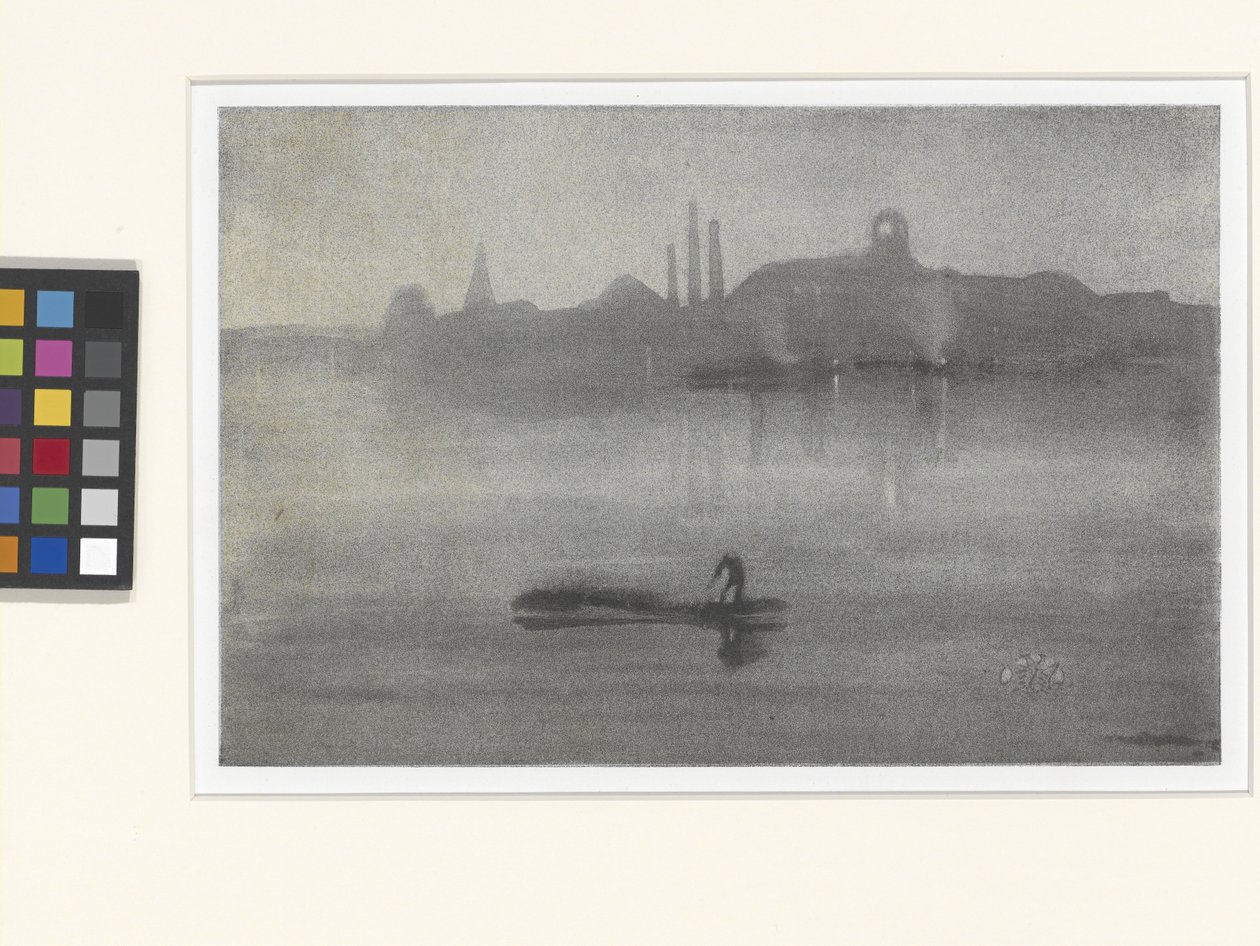 Nocturne: The Thames at Battersea by James Abbott McNeill Whistler