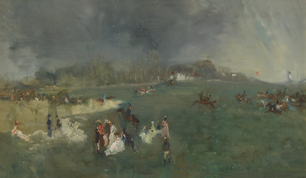 Horse Racing by James Abbott McNeill Whistler