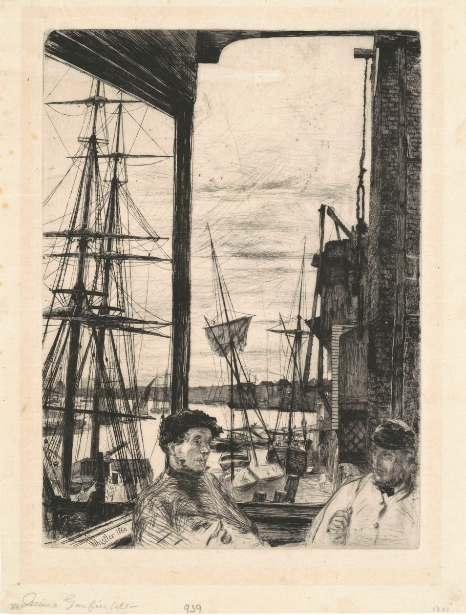 Rotherhithe, 1860 by James Abbott McNeill Whistler