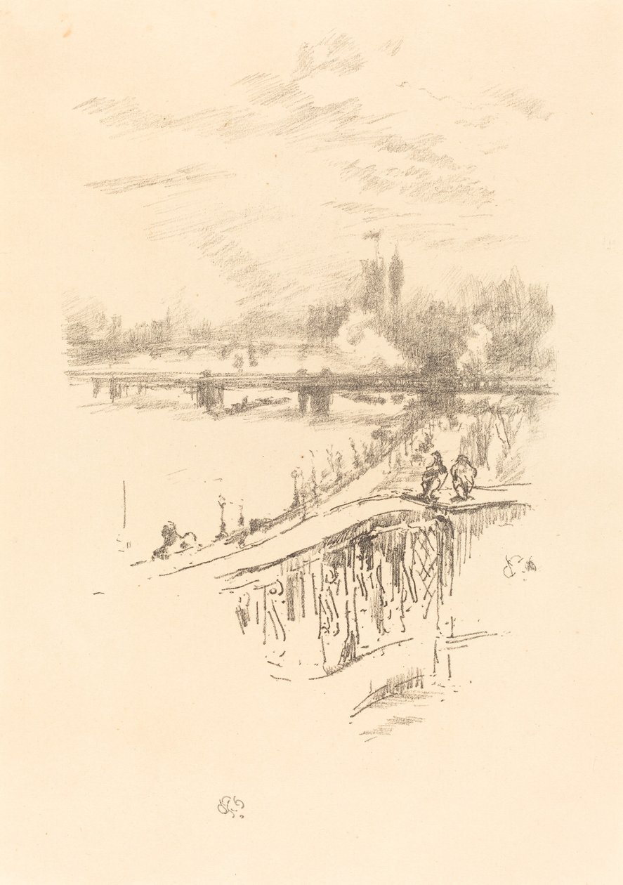 Savoy Pigeons by James Abbott McNeill Whistler