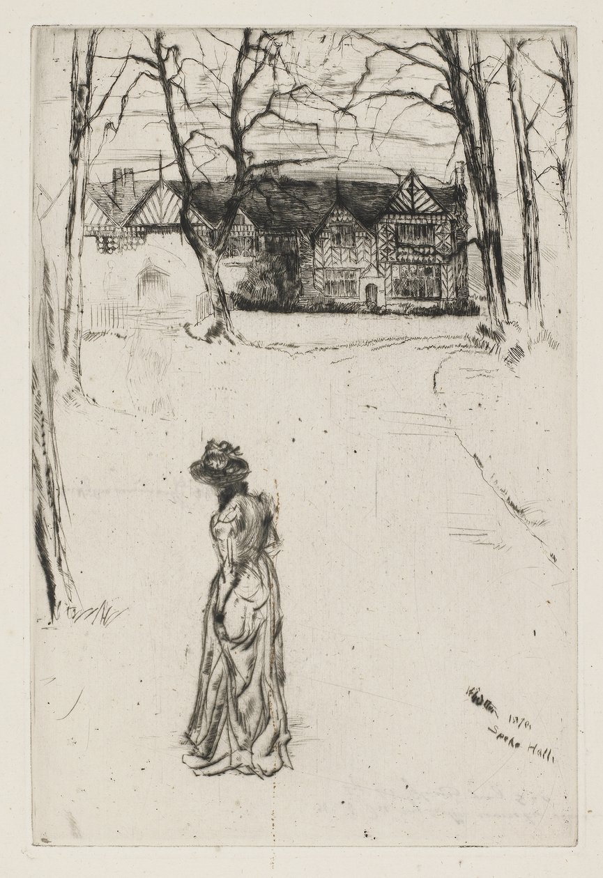 Speke Hall, No. 1, 1870 by James Abbott McNeill Whistler