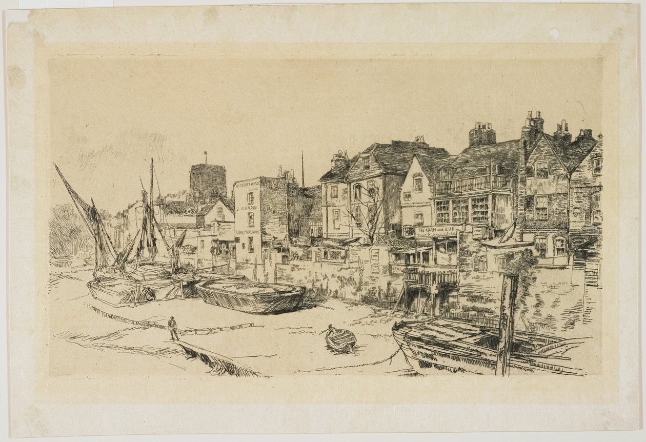 The Adam and Eve, Old Chelsea by James Abbott McNeill Whistler