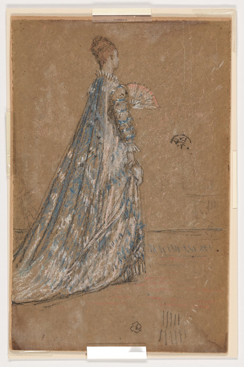 The Blue Dress by James Abbott McNeill Whistler
