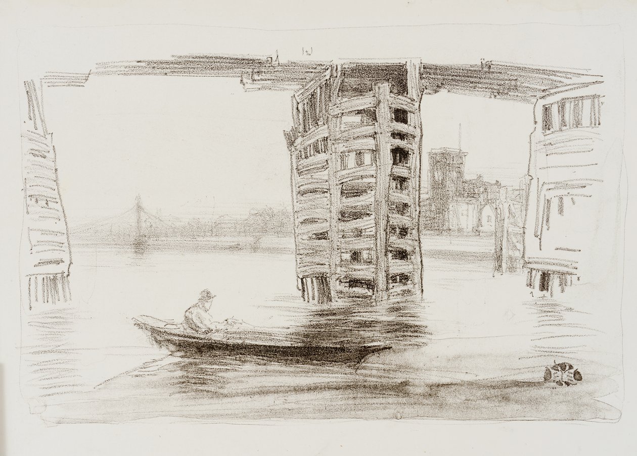 The Broad Bridge, 1878 by James Abbott McNeill Whistler