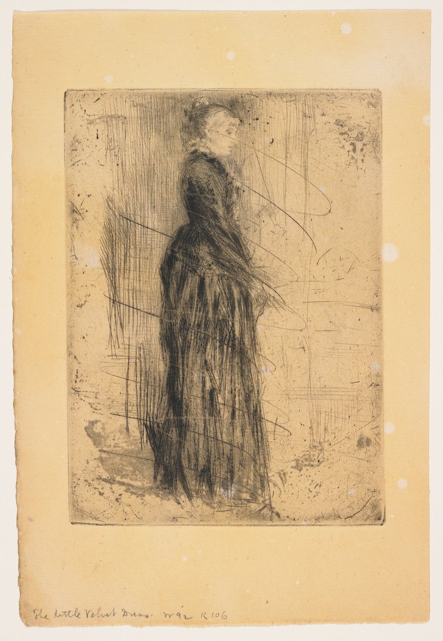 The Little Velvet Dress by James Abbott McNeill Whistler