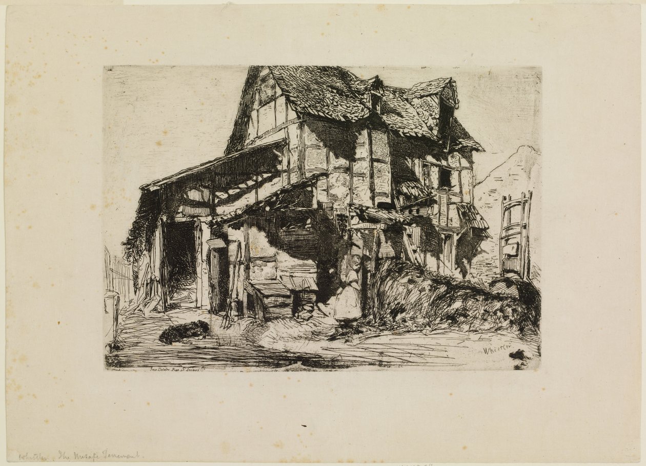 The Unsafe Tenement by James Abbott McNeill Whistler