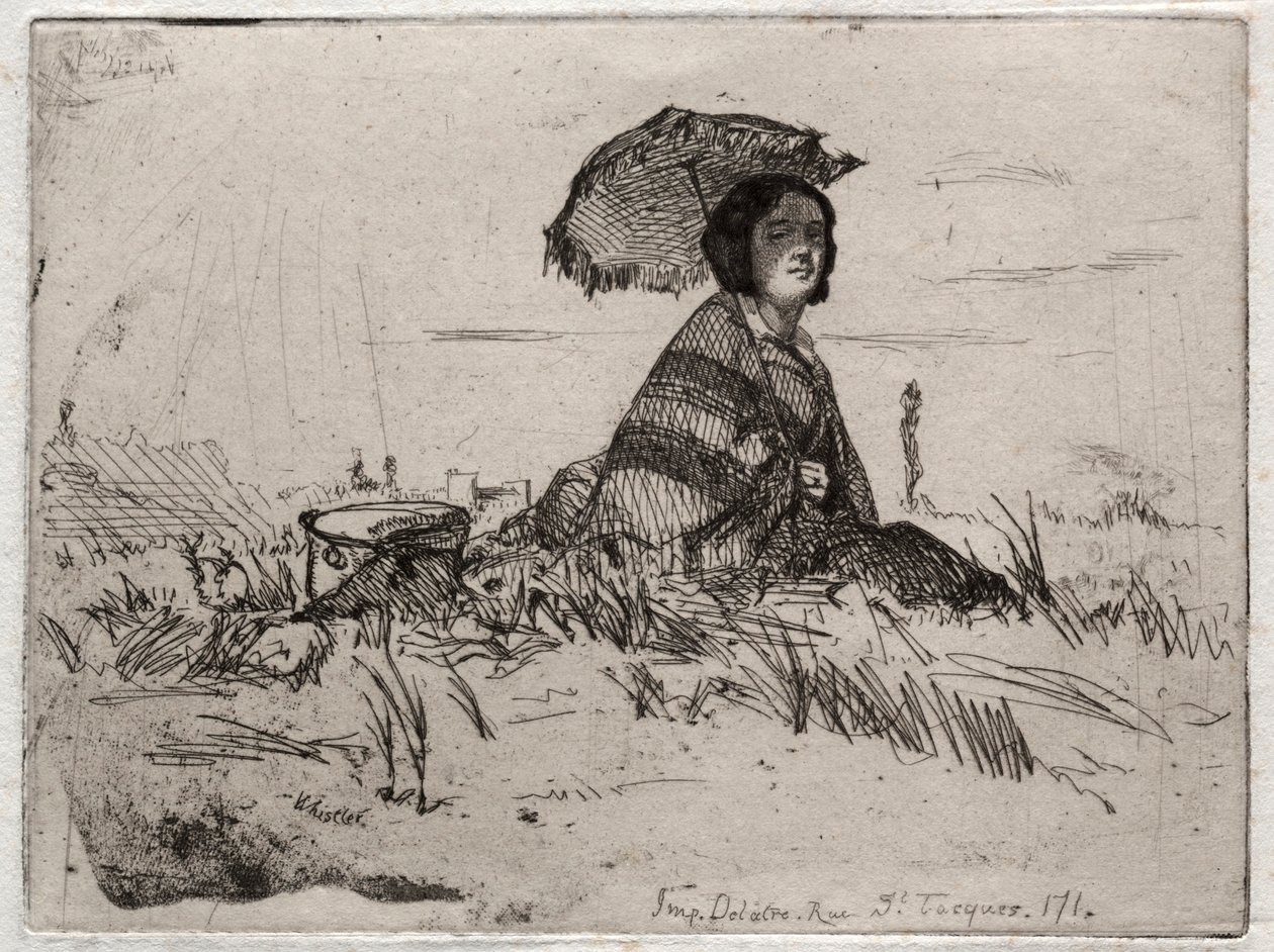 Twelve Etchings from Nature: En Plein Soleil by James Abbott McNeill Whistler