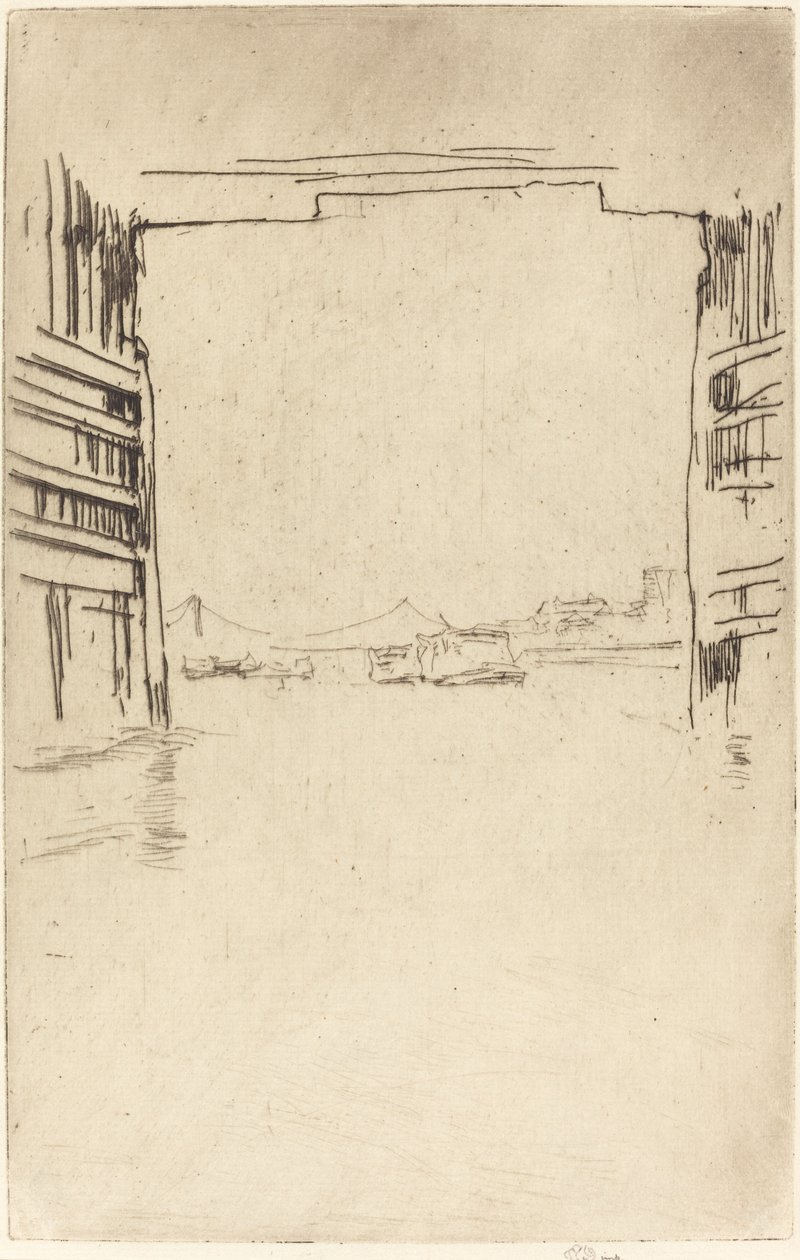 Under Old Battersea Bridge by James Abbott McNeill Whistler