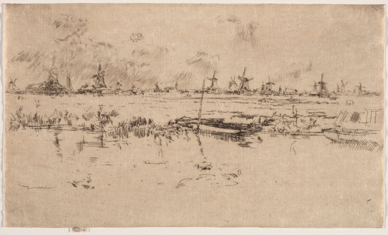 Zaandam by James Abbott McNeill Whistler
