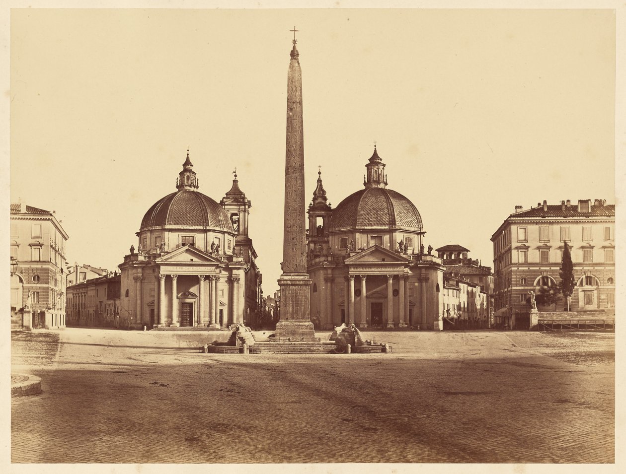 View of Piazza del Popolo by James Anderson