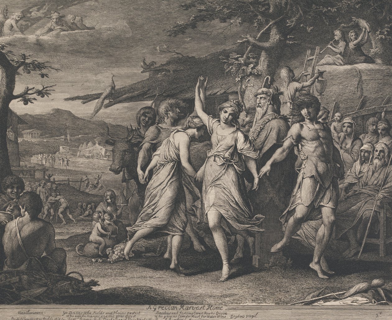 A Grecian Harvest Home (Designs for the Walls of the Great Room of the Society for the Encouragement of the Arts) by James Barry