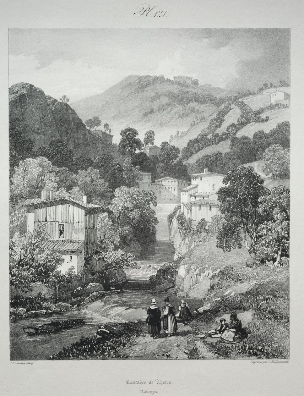 Picturesque and Romantic Voyages in Ancient France. Auvergne by James Duffield Harding