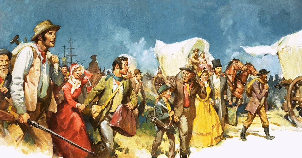Gold Prospectors Flooding into South Africa by James Edwin McConnell